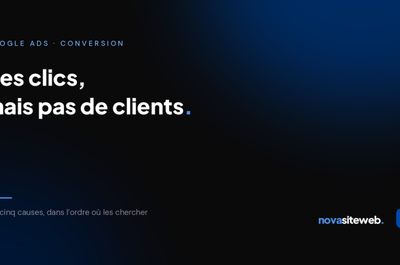 Des clics mais pas de clients : les 5 causes