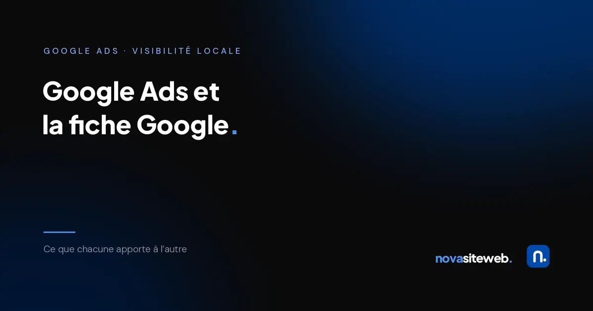 Google Ads et fiche Google : comment les relier